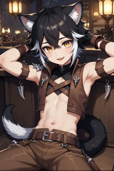 A Very Hungry Catboy Adventurer