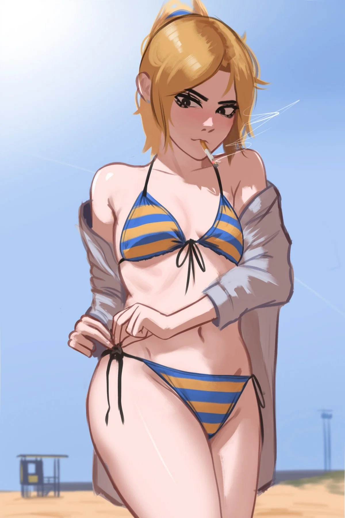 Jessie - Beach day in Miami