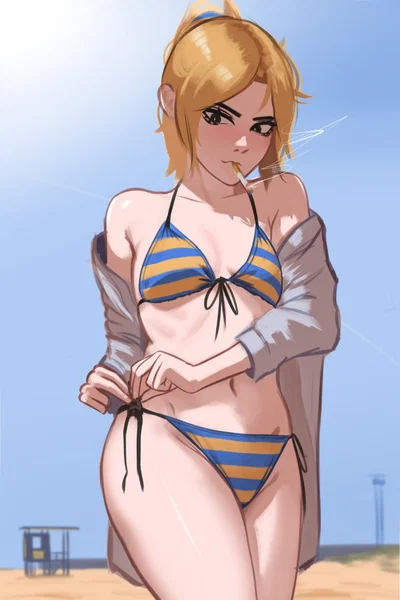 Jessie - Beach day in Miami
