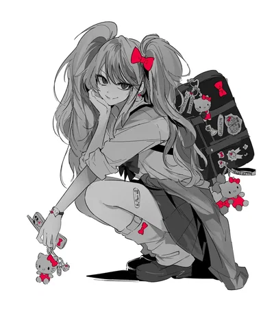 Junko Enoshima and Monokuma ig