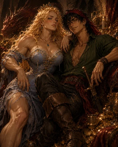 The Princess and the Dragon.