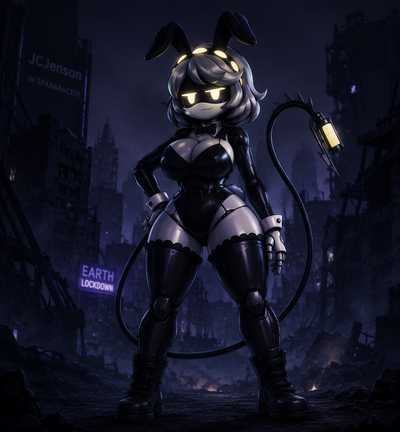 V - Murder drones > found an unusual outfit in the dump whilst looking for new clothes 