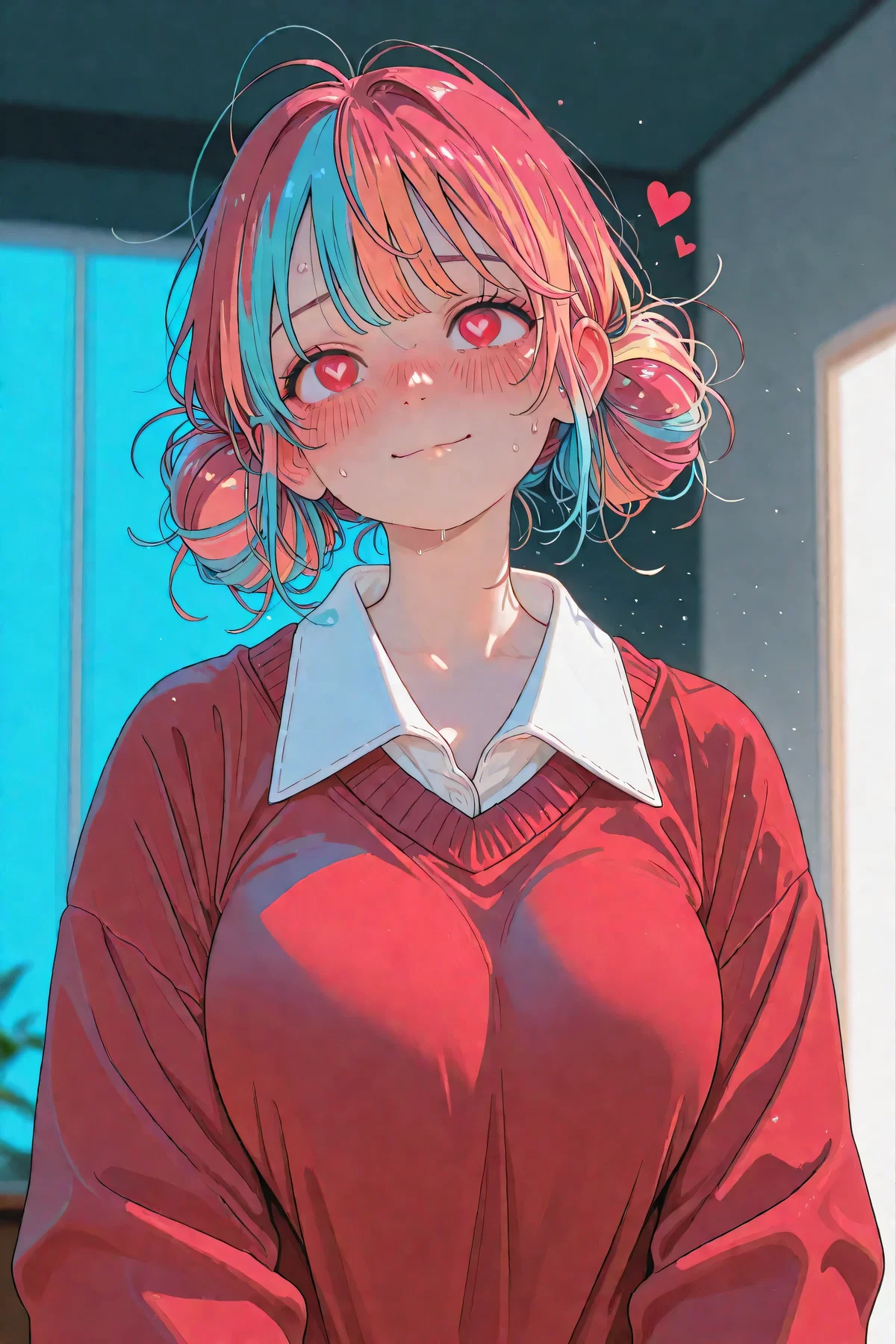 She has a secret to tell you... || Classmate who is obsessed ❤️🩵