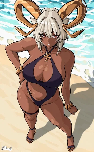 Carnelian (Arknights) - Enjoying the View