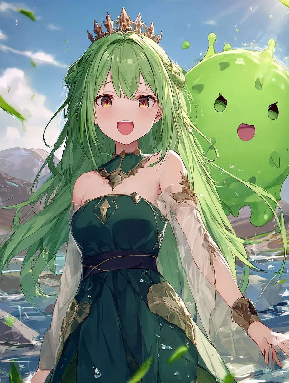 Flora, The Microscopic Monarch