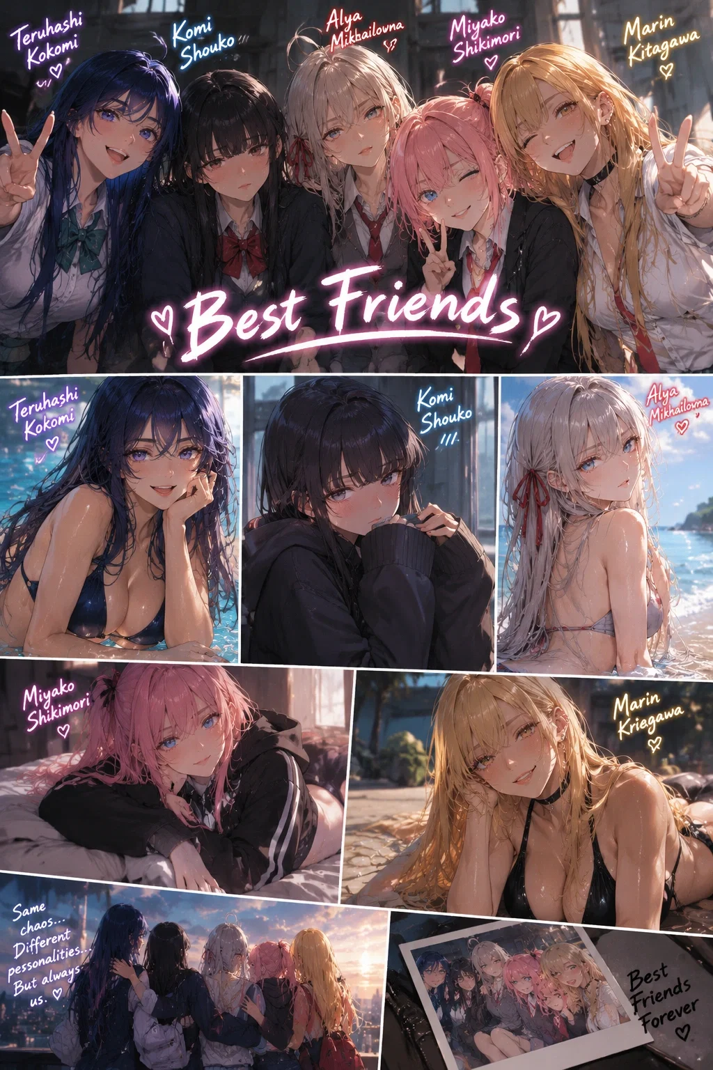 The Five Waifus of the Campus~