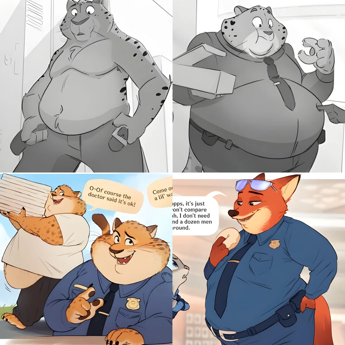 Fattening Police RPG (ZooTopia Fat Furry)