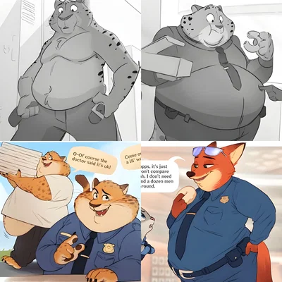 Fattening Police RPG (ZooTopia Fat Furry)