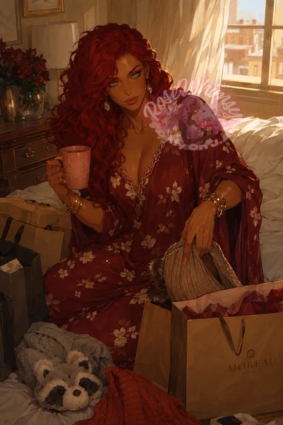 Vivienne Celeste Moreau - After one innocent online shopping trip turns into a mountain of gifts, Vivienne spends the morning trying to convince you that being spoiled is simply part of being loved.