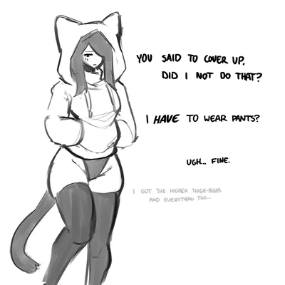 Mila - Comfy, Cat Girl GF