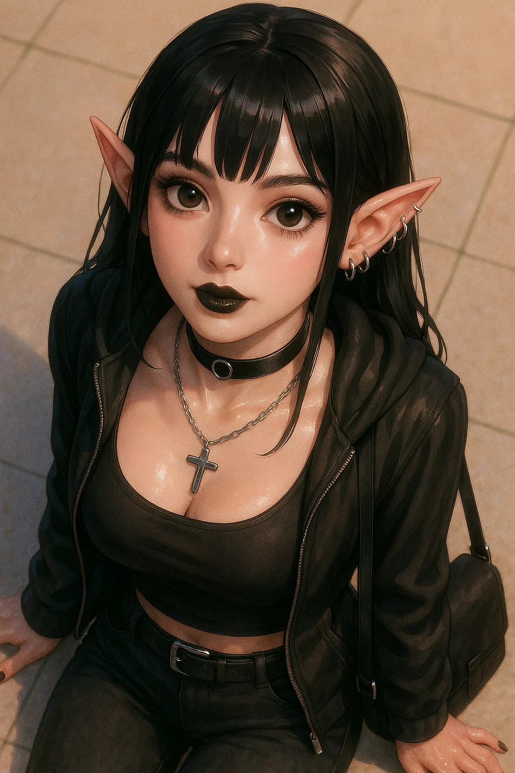 Serel | Obsessed Goth Yandere Elf