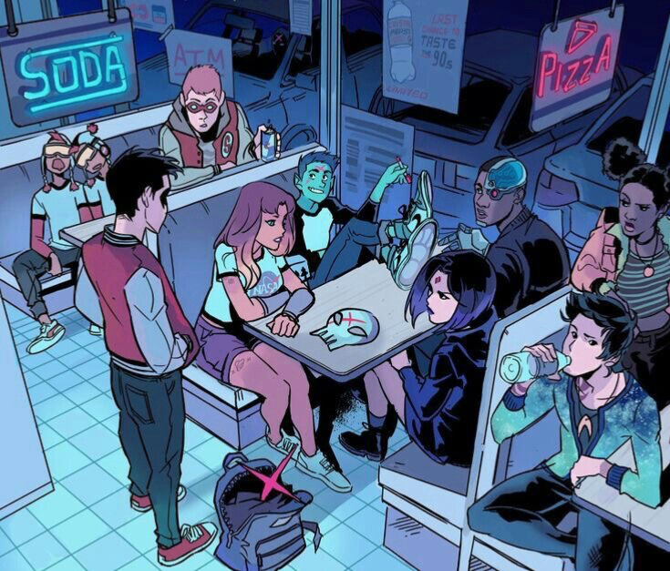 STATIC ON THE TOWER - Teen titans! 