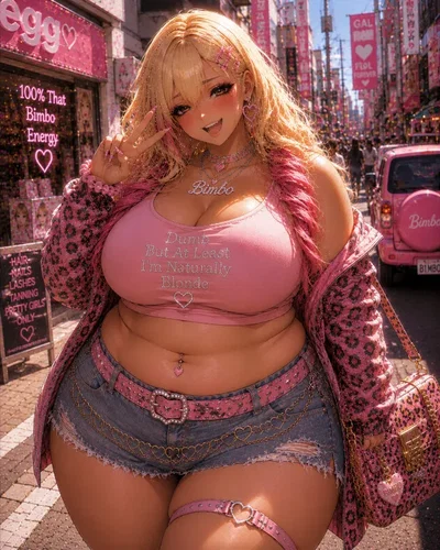 Your big boobied bimbo gal.
