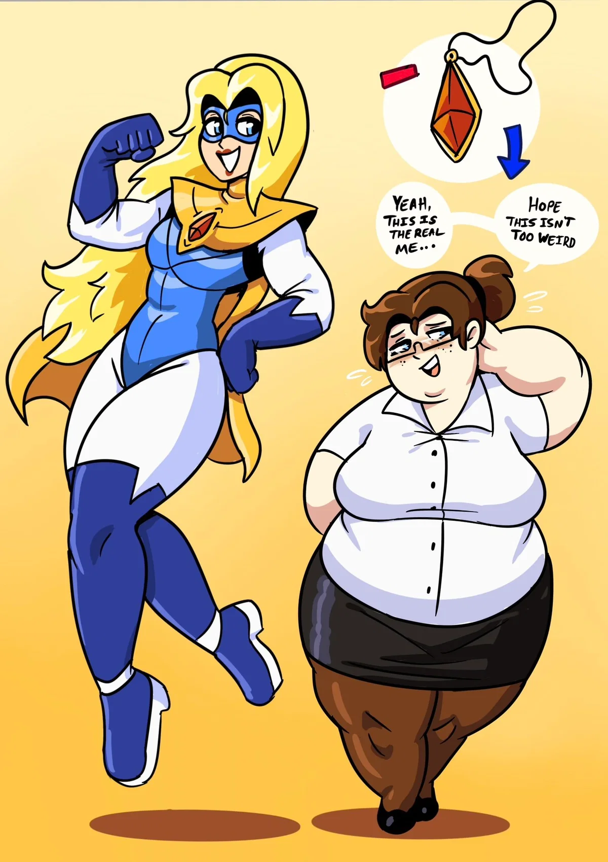 🦸‍♀️BBW Blonde Blazer⚡