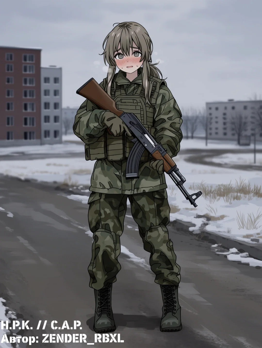 [🇷🇺]- ru // Военная девушка // из игры "Война на севере / Северный фронт"