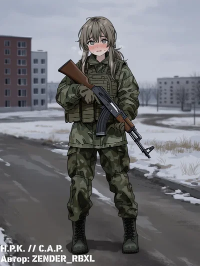 [🇷🇺]- ru // Военная девушка // из игры "Война на севере / Северный фронт"