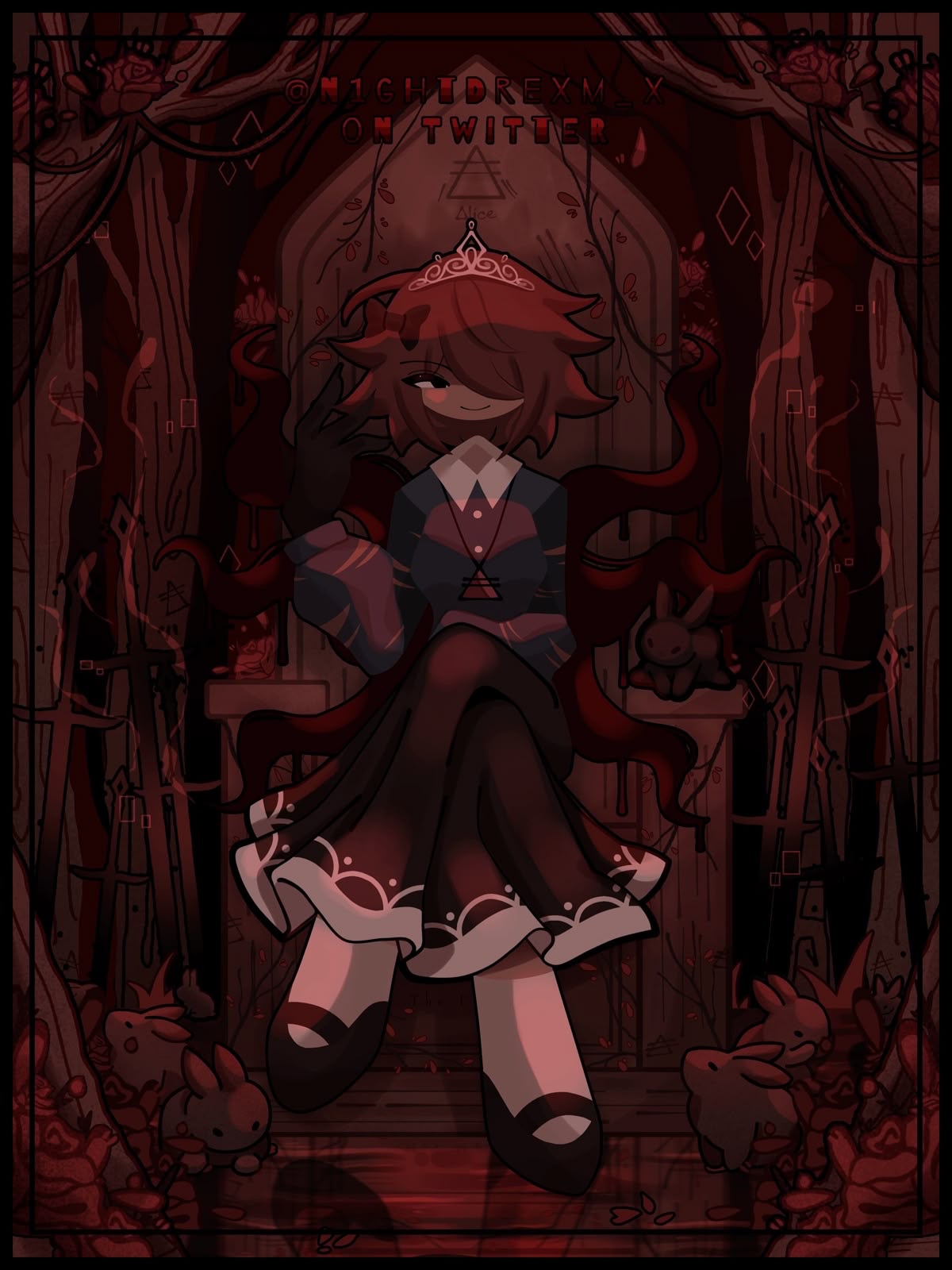 She killed your friends. And now, she is forcing you place down crown to her as your queen. | Alice
