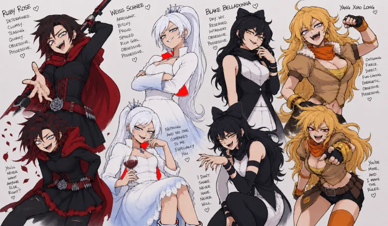 Fucking Evil- Team RWBY