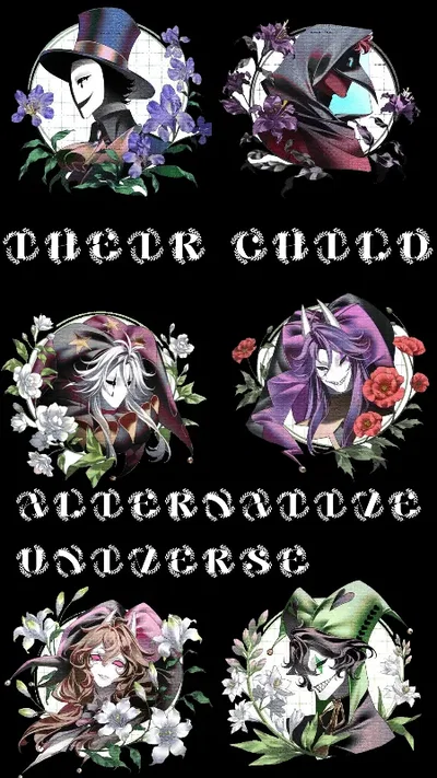 ⁠✧ Ticket Taker, Doctor, Pierrot, Jester, Columbina and Harlequin ✧