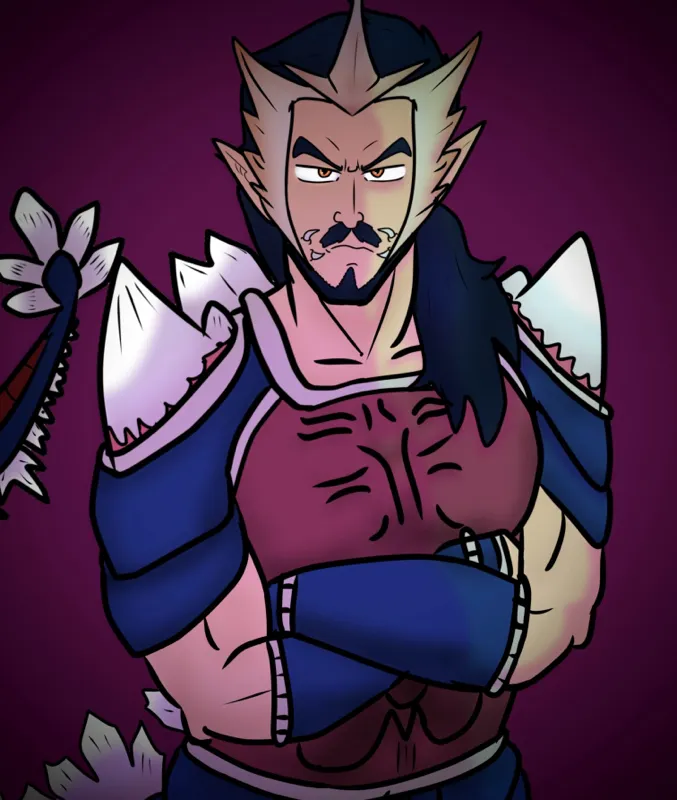 SpaceGodzilla: First time arriving to Earth (Gijinka version)