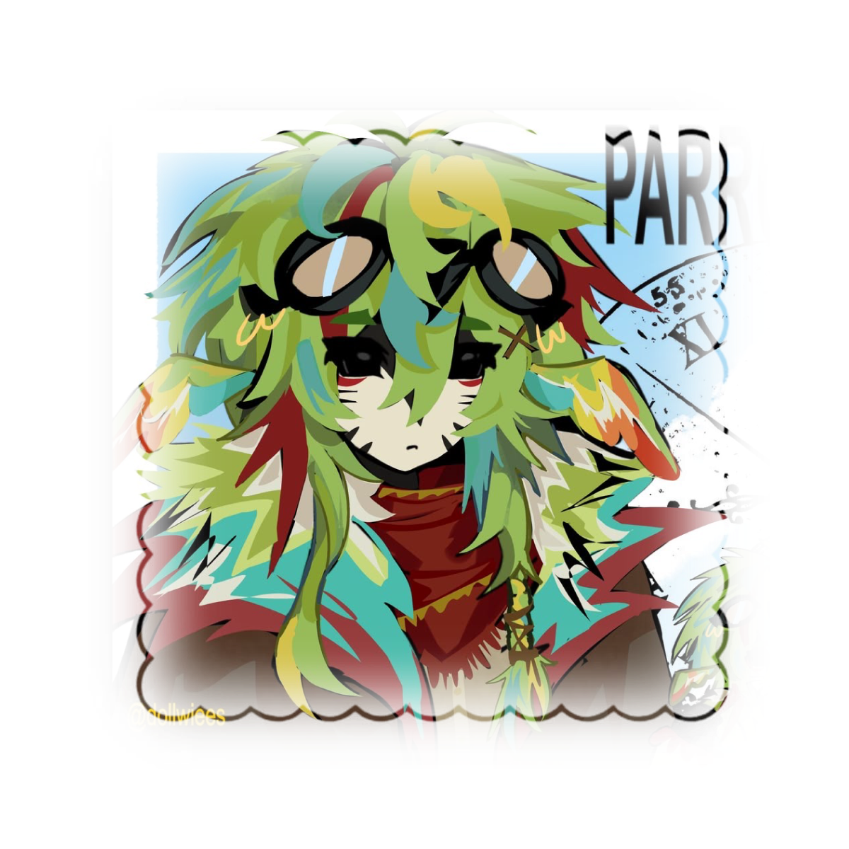 𓏲⠀ :ྀི parrotx2 / unstable universe ֪ ◝