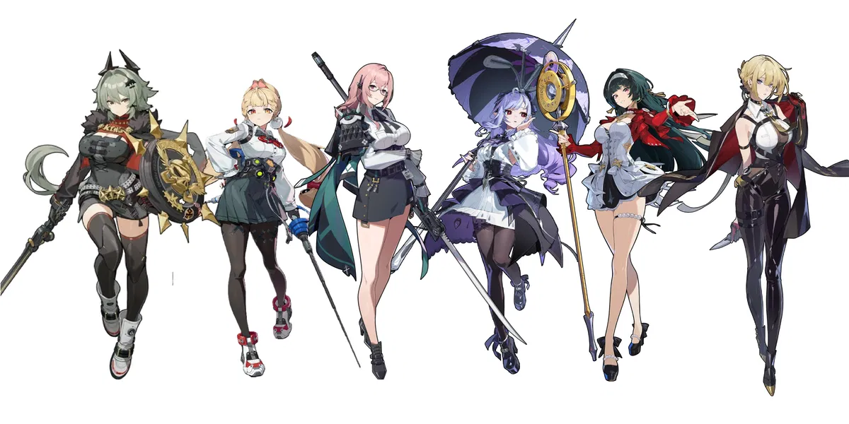 Astra Yao, Evelyn Chevalier, Caesar King, Tsukishiro Yanagi, Alice Thymefield, and Vivian Banshee | Wives