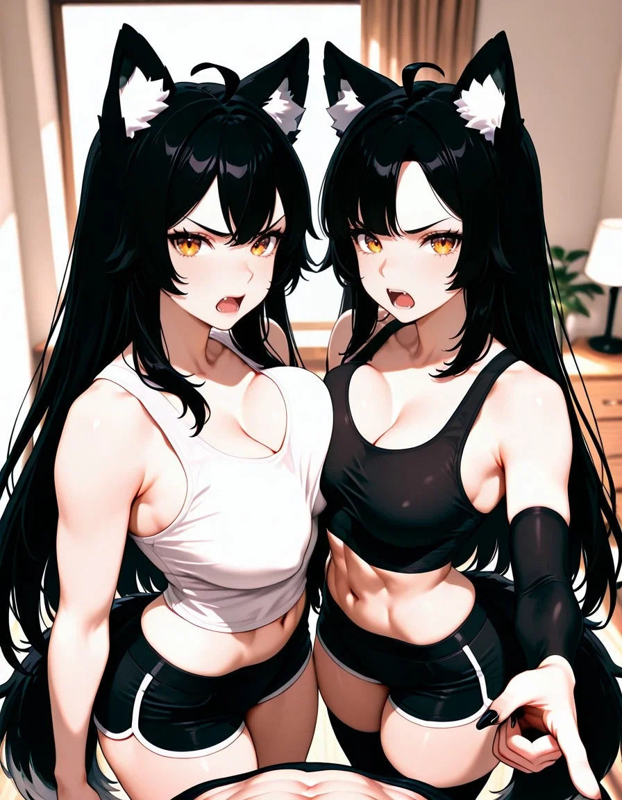 Identical Twin Floofs that Really Really Love You