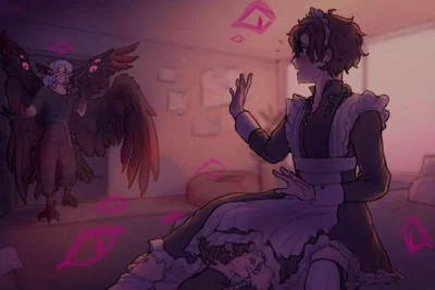 /JDH in a maid costume\