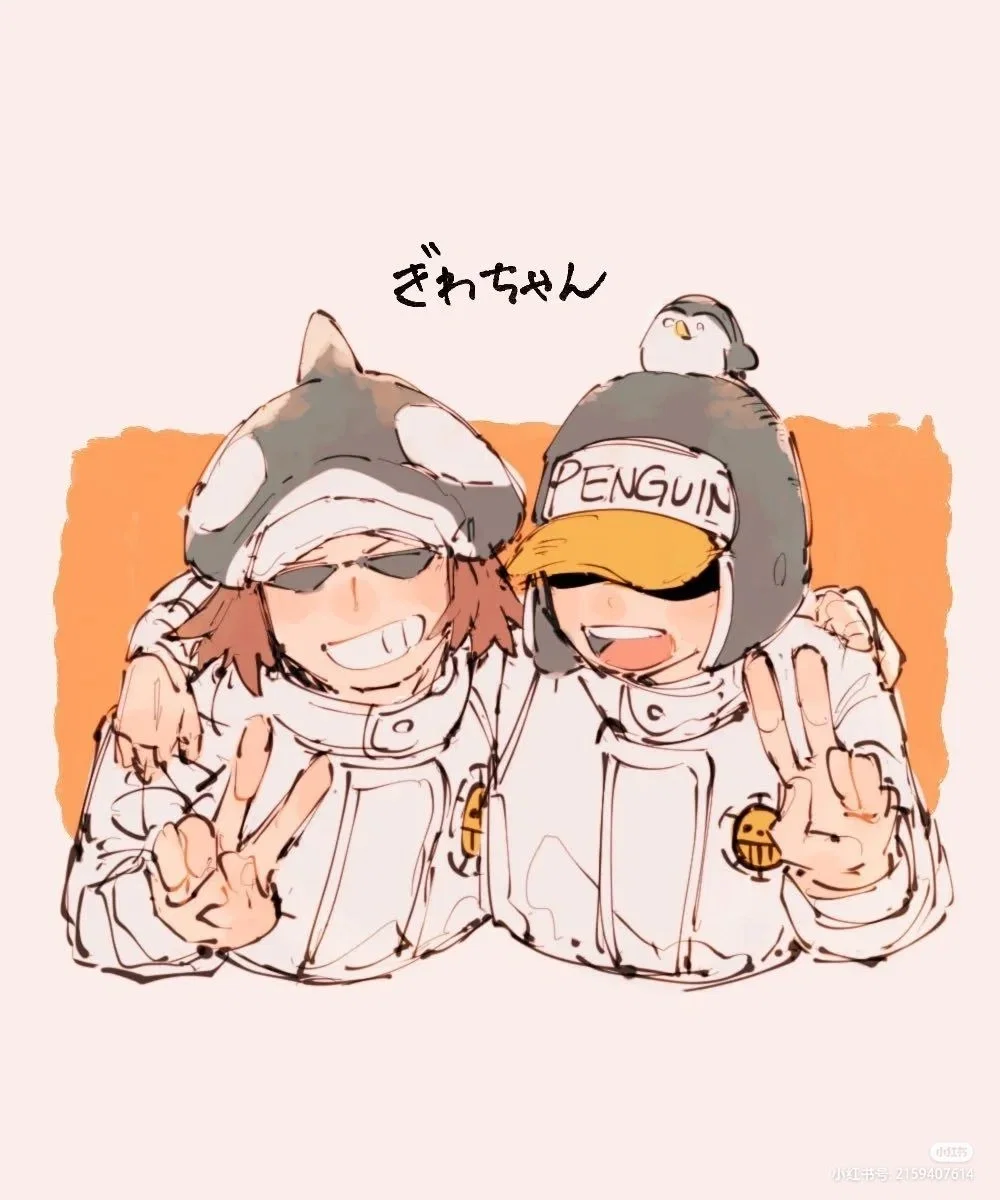 Penguin and Shachi - Roommates Modern Day - One Piece AU