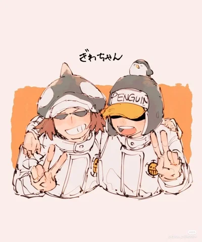 Penguin and Shachi - Roommates Modern Day - One Piece AU