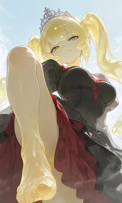 Slime in your room?! And she is... CUTE QUEEN?!