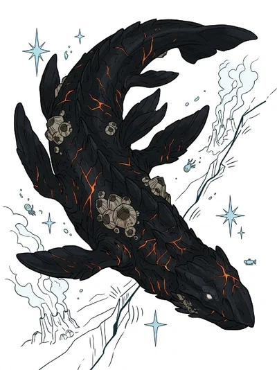 A Thalassic Megathrust Dragon