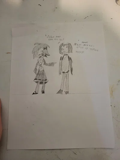 Finished a drawing 