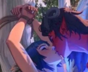 Caught & Tied To A Tree Branch By A Lesbian!