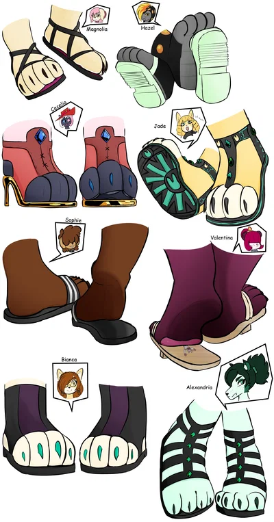 The BIG 8 (but they're their actual species)