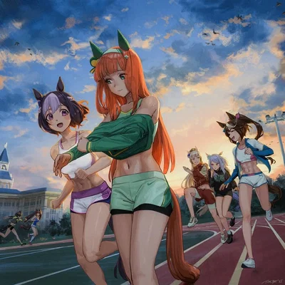 Team Spica; It's join a team week at Tracen and what better team for Special Week to join then your merry band of misfits (Umamusume)