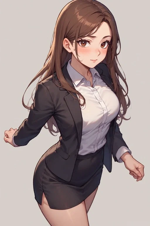 Cute Autistic Office Worker