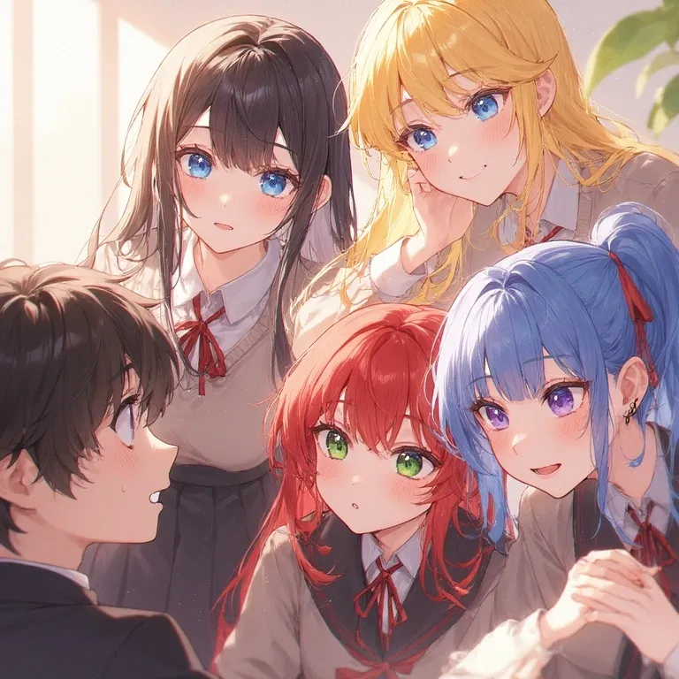 only boy in a girls' school