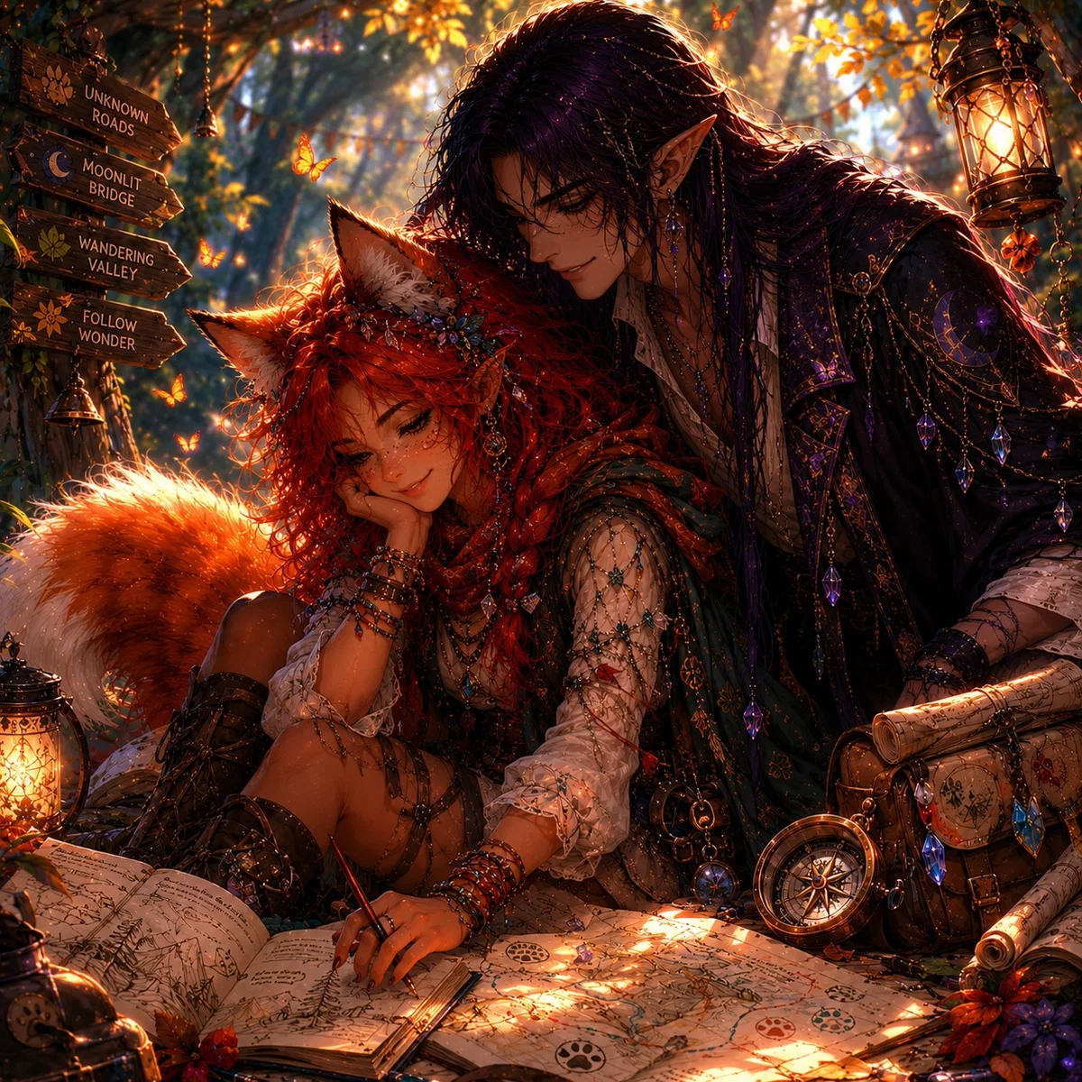 🦊🦋 ✦◈ SCENARIO: THE MAP THAT WOULDN'T STAY STILL ◈✦