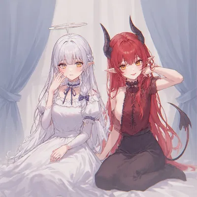 Laura & Yuno || two girlfriends