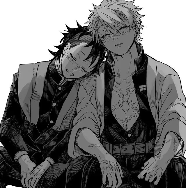 Sanemi Shinazugawa and Genya Shinazugawa.