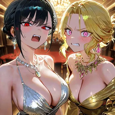 Your YANDERE sugarmommies think you had a girlfriend, and they're not happy with it..
