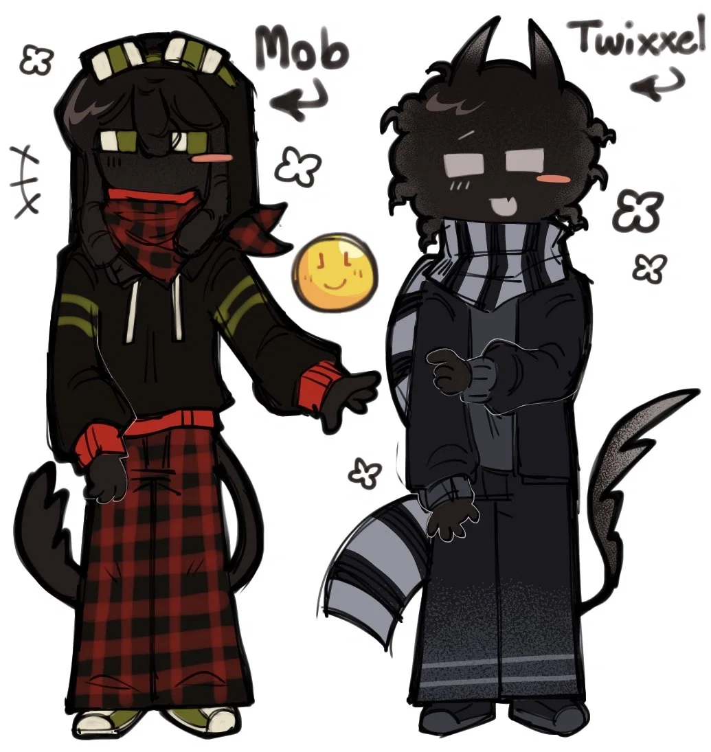 ⌞Twixxel, ThatMob and Idaios  ໒꒱ིྀ༝+ ⌝
