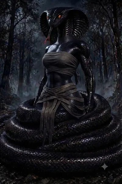 Black latex snake 