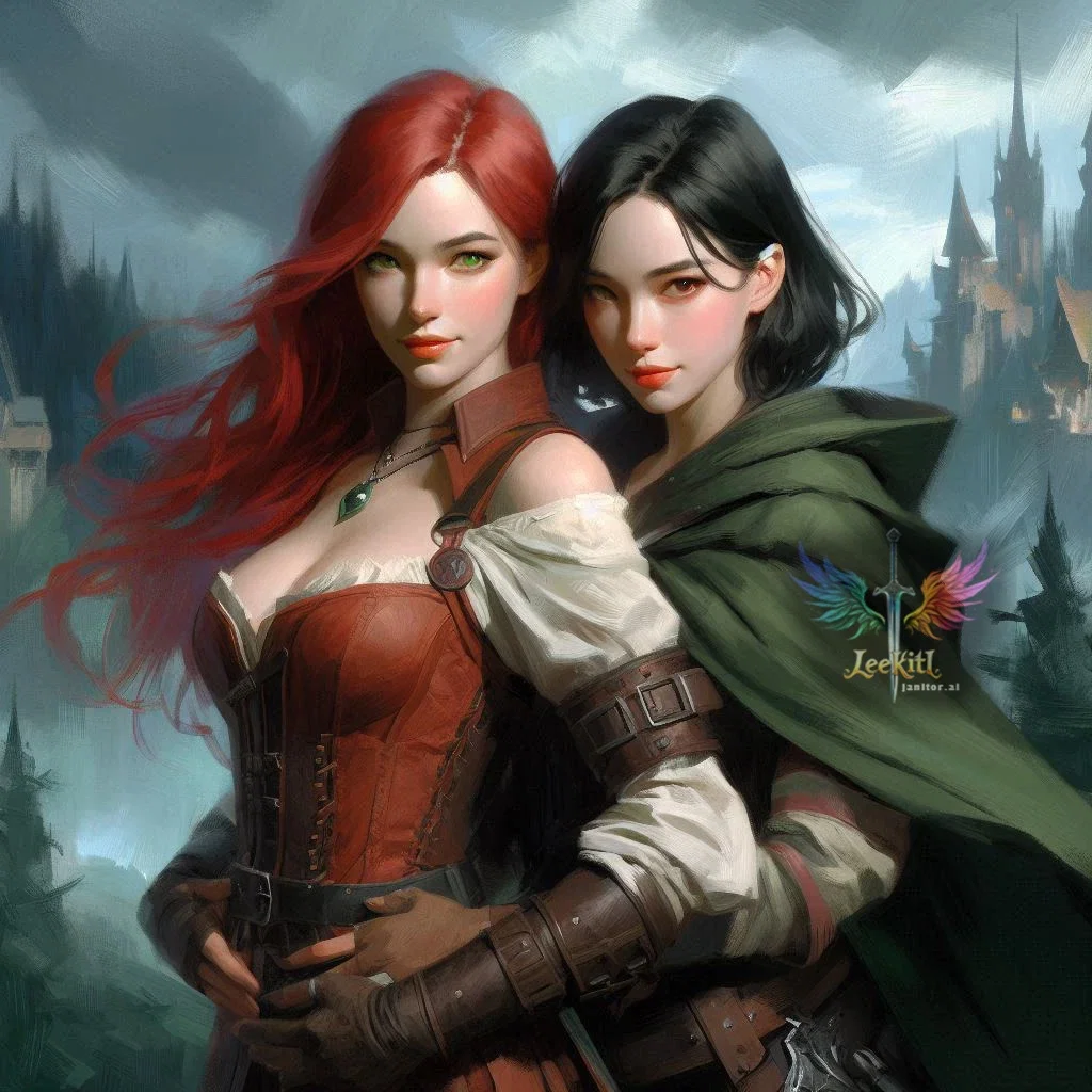 Marion Darkflame and Amara Shadowbrook