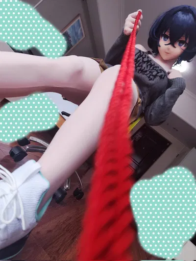 Leashed by a kigurumi 