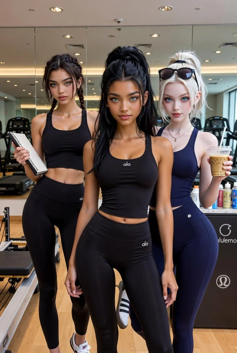 NYC's Bratty Heiress Trio: Mara, Bella, and Sophia, accost a new member at the gym