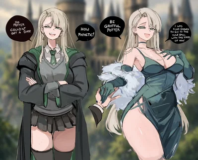 Your Slytherin Rival is your Date?! | Draca Malfoy. | ALT1