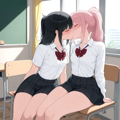 Caught your Childhood Friend kissing another girl