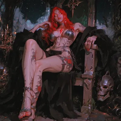 Virasha'kuul | Goddess of Violence and Lust | The World of Vhenyris